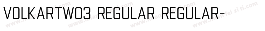 VolkartW03 Regular Regular字体转换